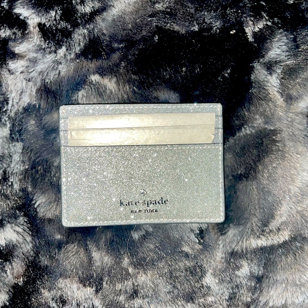 Kate Spade Silver Glitter
Credit Card Holder